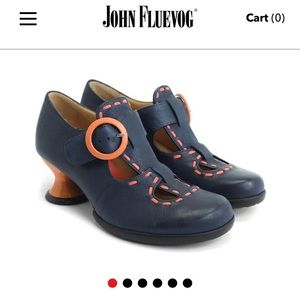 John Fluevog T Strap heel